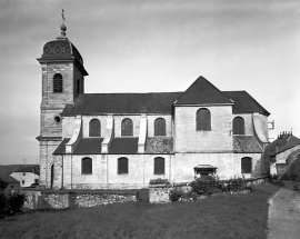 Façade latérale droite. © Région Bourgogne-Franche-Comté, Inventaire du patrimoine