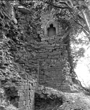 Vue des vestiges. © Région Bourgogne-Franche-Comté, Inventaire du patrimoine