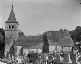 Façade latérale droite. © Région Bourgogne-Franche-Comté, Inventaire du patrimoine