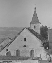 Extérieur : chevet. © Région Bourgogne-Franche-Comté, Inventaire du patrimoine