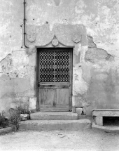 Détail : porte d'entrée datée 1588. © Région Bourgogne-Franche-Comté, Inventaire du patrimoine