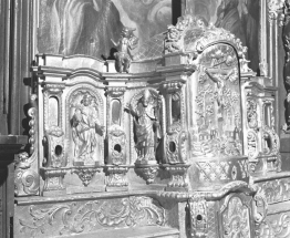 Aile gauche du tabernacle. © Région Bourgogne-Franche-Comté, Inventaire du patrimoine