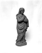 Vierge vue de trois quarts droit. © Région Bourgogne-Franche-Comté, Inventaire du patrimoine