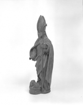 Saint Nicolas vu de trois quarts gauche. © Région Bourgogne-Franche-Comté, Inventaire du patrimoine