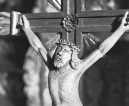 Détail : buste du Christ. © Région Bourgogne-Franche-Comté, Inventaire du patrimoine