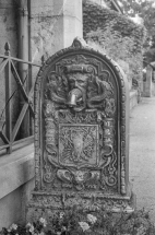 Détail de la borne fontaine située rue des Martelots. © Région Bourgogne-Franche-Comté, Inventaire du patrimoine