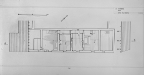 Plan du 1er étage, partie habitation d'une ferme.. © Région Bourgogne-Franche-Comté, Inventaire du Patrimoine