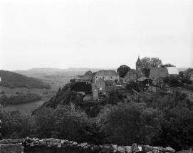 Vue de l'emplacement de l'abbaye. © Région Bourgogne-Franche-Comté, Inventaire du patrimoine