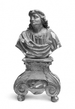 Vue du buste-reliquaire situé à droite du retable. © Région Bourgogne-Franche-Comté, Inventaire du patrimoine