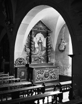 Vue d'ensemble de l'autel secondaire sud. © Région Bourgogne-Franche-Comté, Inventaire du patrimoine