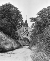 Extérieur : chevet. © Région Bourgogne-Franche-Comté, Inventaire du patrimoine