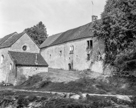 Façade côté église. © Région Bourgogne-Franche-Comté, Inventaire du patrimoine