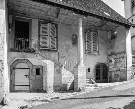 Façade antérieure, partie droite. © Région Bourgogne-Franche-Comté, Inventaire du patrimoine