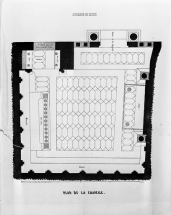 Plan de la chapelle. © Région Bourgogne-Franche-Comté, Inventaire du patrimoine