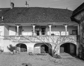 Façade antérieure vue de face. © Région Bourgogne-Franche-Comté, Inventaire du patrimoine