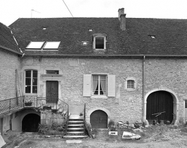 Façade antérieure, partie gauche. © Région Bourgogne-Franche-Comté, Inventaire du patrimoine