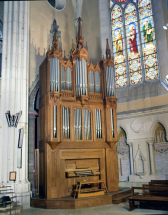 Grand orgue, vu de trois quarts gauche. © Région Bourgogne-Franche-Comté, Inventaire du patrimoine