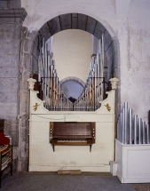 Vue générale de face, côté clavier. © Région Bourgogne-Franche-Comté, Inventaire du patrimoine