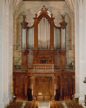 Grand orgue, vu de face. © Région Bourgogne-Franche-Comté, Inventaire du patrimoine