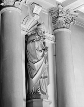 Statue n° 4, saint Alphonse de Liguori. © Région Bourgogne-Franche-Comté, Inventaire du patrimoine