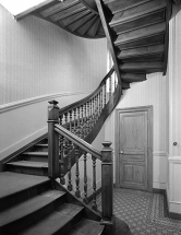 Escalier. © Région Bourgogne-Franche-Comté, Inventaire du patrimoine