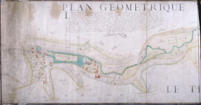 Plan géométrique des territoires de Baignes, Velle-le-Chatel, Boussières [...]. © Région Bourgogne-Franche-Comté, Inventaire du patrimoine