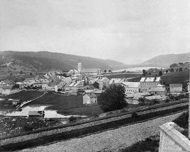 Vue d'ensemble depuis le fort, avant 1888. © Région Bourgogne-Franche-Comté, Inventaire du patrimoine