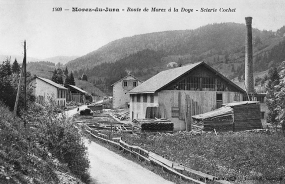 Morez-du-Jura - Route de Morez à la Doye - Scierie Cochet. © Région Bourgogne-Franche-Comté, Inventaire du patrimoine