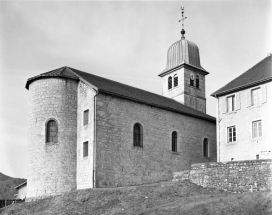 Face nord et abside. © Région Bourgogne-Franche-Comté, Inventaire du patrimoine