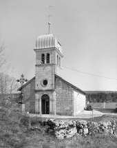 Façade ouest. © Région Bourgogne-Franche-Comté, Inventaire du patrimoine