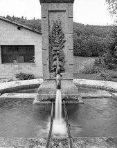 Borne du bassin. © Région Bourgogne-Franche-Comté, Inventaire du patrimoine