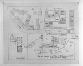 Plan des environs de l'Usine J.B. Jacquemin et Fils à Morez, 1925. © Région Bourgogne-Franche-Comté, Inventaire du patrimoine