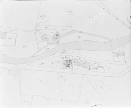 Morez. Section unique 6e feuille [plan de situation extrait du plan cadastral]. © Région Bourgogne-Franche-Comté, Inventaire du patrimoine