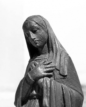 Le buste de la Vierge. © Région Bourgogne-Franche-Comté, Inventaire du patrimoine