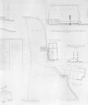 Plan général [...] du canal du moulin de Courtelevant et du battoir hydraulique que se propose d'établir François Marion [...]. © Région Bourgogne-Franche-Comté, Inventaire du patrimoine