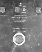 Horloge du Musée du Temps : sélecteur rotatif de l'oscillateur à quartz. © Région Bourgogne-Franche-Comté, Inventaire du patrimoine