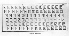 Clavier français. © Région Bourgogne-Franche-Comté, Inventaire du patrimoine