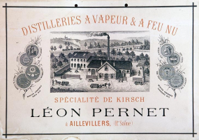 Distillerie à vapeur et à feu nu Léon Pernet, s.d. [fin 19e ou début 20e siècle]. © Région Bourgogne-Franche-Comté, Inventaire du patrimoine