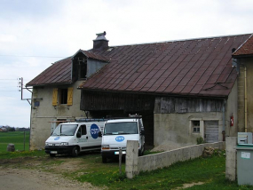 Façade postérieure. © Région Bourgogne-Franche-Comté, Inventaire du patrimoine