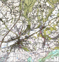 Carte de localisation. Carte topographique au 1:25000, I.G.N., Remiremont, 3519 O. SCAN 25 © IGN - 2008, Licence n°2008CISE29-68. © Région Bourgogne-Franche-Comté, Inventaire du patrimoine