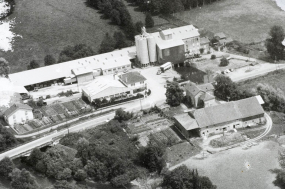 Vue aérienne de la société Jacquot. © Région Bourgogne-Franche-Comté, Inventaire du patrimoine