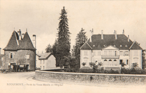 ROUGEMONT.- Porte du Vieux Moulin et l'Hôpital. © Région Bourgogne-Franche-Comté, Inventaire du patrimoine