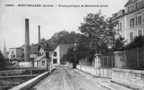 Montbéliard (Doubs) - Ecole pratique et brasserie Arlen. © Région Bourgogne-Franche-Comté, Inventaire du patrimoine