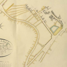 Plan d'alignement de 1839 © Archives départementales de la Haute-Saône