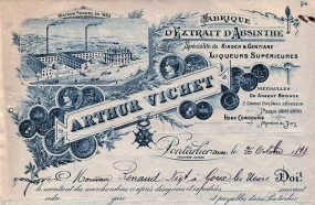 Papier à en-tête, vers 1900. © Région Bourgogne-Franche-Comté, Inventaire du patrimoine