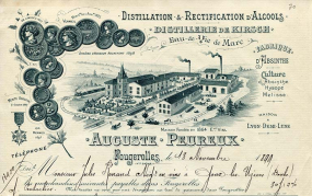 Papier à en-tête, vers 1899. © Région Bourgogne-Franche-Comté, Inventaire du patrimoine