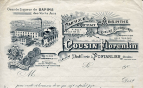 Papier à en-tête, s.d. [fin 19e début 20e siècle]. © Région Bourgogne-Franche-Comté, Inventaire du patrimoine