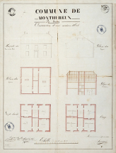 Construction d'une école (1836). © Région Bourgogne-Franche-Comté, Inventaire du patrimoine