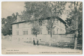 Excursion en Franche-Comté. 4. Morteau (Doubs). - Le Château Pertusier (1576), 1er quart 20e siècle. © Région Bourgogne-Franche-Comté, Inventaire du patrimoine