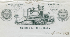 Papier à en-tête, 1852. © Région Bourgogne-Franche-Comté, Inventaire du patrimoine